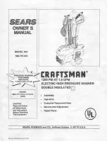 Sears CRAFTSMAN 580.751410 Owner'S Manual preview