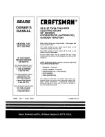 Preview for 60 page of Sears Craftsman 917.251561 Owner'S Manual