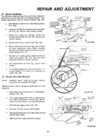 Предварительный просмотр 21 страницы Sears Craftsman 917.254630 Owner'S Manual