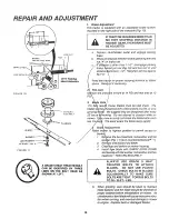 Preview for 14 page of Sears Craftsman 917.254661 Owner'S Manual