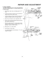 Preview for 21 page of Sears Craftsman 917.254661 Owner'S Manual