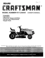 Sears Craftsman 917.256451 Owner'S Manual preview