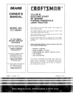 Предварительный просмотр 56 страницы Sears Craftsman 917.256451 Owner'S Manual