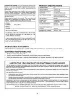 Preview for 3 page of Sears Craftsman 917.372810 Owner'S Manual