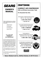 Preview for 12 page of Sears Craftsman 919.152340 Owner'S Manual