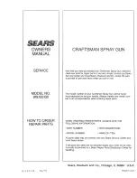 Предварительный просмотр 12 страницы Sears Craftsman 919.155130 Owner'S Manual