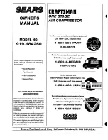 Preview for 16 page of Sears Craftsman 919.184260 Owner'S Manual