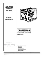 Sears Craftsman 919.679370 Owner'S Manual предпросмотр