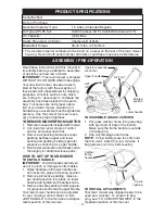 Preview for 4 page of Sears CRAFTSMAN 944.363410 Owner'S Manual