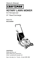 Preview for 1 page of Sears Craftsman 944.364480 Owner'S Manual