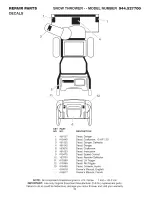 Предварительный просмотр 34 страницы Sears Craftsman 944.527700 Owner'S Manual