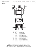 Preview for 44 page of Sears Craftsman 944.529821 Owner'S Manual