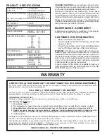 Preview for 4 page of Sears CRAFTSMAN 944.600192 Owner'S Manual