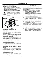 Preview for 8 page of Sears Craftsman 944.601181 Owner'S Manual