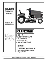 Preview for 1 page of Sears CRAFTSMAN 944.602000 Owner'S Manual