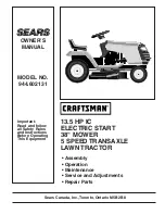 Preview for 1 page of Sears CRAFTSMAN 944.602131 Owner'S Manual