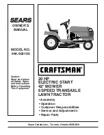 Preview for 1 page of Sears CRAFTSMAN 944.602190 Owner'S Manual