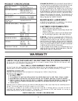 Preview for 4 page of Sears CRAFTSMAN 944.602190 Owner'S Manual