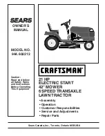 Sears CRAFTSMAN 944.602212 Owner'S Manual preview