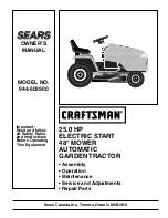 Preview for 2 page of Sears Craftsman 944.603900 Manual