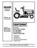 Preview for 2 page of Sears CRAFTSMAN 944.604840 Owner'S Manual