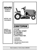 Preview for 1 page of Sears CRAFTSMAN 944.604931 Owner'S Manual