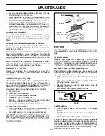 Preview for 18 page of Sears CRAFTSMAN 944.605421 Owner'S Manual