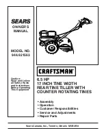 Sears Craftsman 944.621563 Owner'S Manual preview