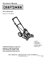 Preview for 1 page of Sears Craftsman C459-36024 Operator'S Manual