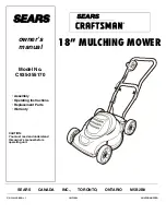 Sears CRAFTsMAN C935-355170 Owner'S Manual preview