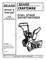 Sears Craftsman C950-52721-0 Owner'S Manual preview