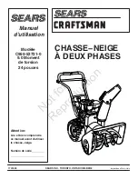 Предварительный просмотр 41 страницы Sears Craftsman C950-52721-0 Owner'S Manual