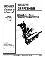 Sears CRAFTSMAN C950-52871-0 Owner'S Manual preview