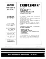 Preview for 224 page of Sears Craftsman EZ3 917.271010 Owner'S Manual