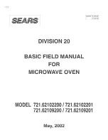 Sears Division 20 721.62102200 Manual preview