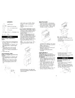 Preview for 2 page of Sears F890A5 Operator'S Manual