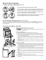 Preview for 14 page of Sears Galaxy 970-6011 Series Use & Care Manual