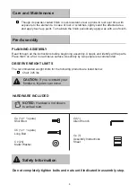 Preview for 4 page of Sears Garden Oasis Harrison D71 M34585 Use And Care Manual