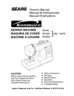 Sears Kenmore 385.19030 Owner'S Manual preview