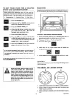 Preview for 11 page of Sears Kenmore 41329 Use, Care, Safety Manual