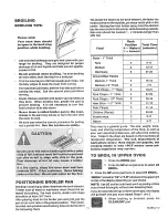 Preview for 12 page of Sears Kenmore 41329 Use, Care, Safety Manual