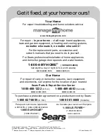 Preview for 14 page of Sears Kenmore 790. 3100 Series Use & Care Manual