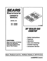 Sears KENMORE 911.32355 Owner'S Manual preview