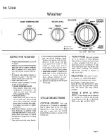 Preview for 9 page of Sears Kenmore 91601 Series Use And Care Manual