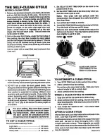 Предварительный просмотр 10 страницы Sears KENMORE 93331 Use, Care, Safety Manual