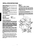 Preview for 3 page of Sears Kenmore Classic 98591 Owner'S Manual