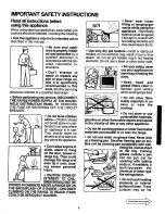 Preview for 8 page of Sears Kenmore Classic 98591 Owner'S Manual