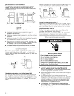 Предварительный просмотр 6 страницы Sears Kenmore wash motion Use & Care Manual