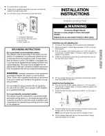 Предварительный просмотр 7 страницы Sears Kenmore wash motion Use & Care Manual