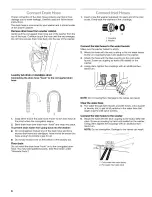 Предварительный просмотр 8 страницы Sears Kenmore wash motion Use & Care Manual